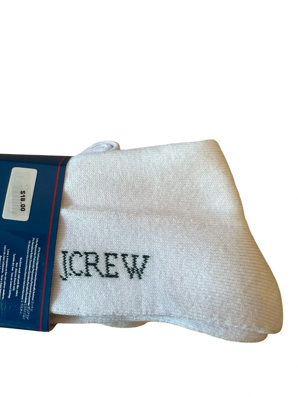 J.Crew Athletic Socks, Three Pairs One Size